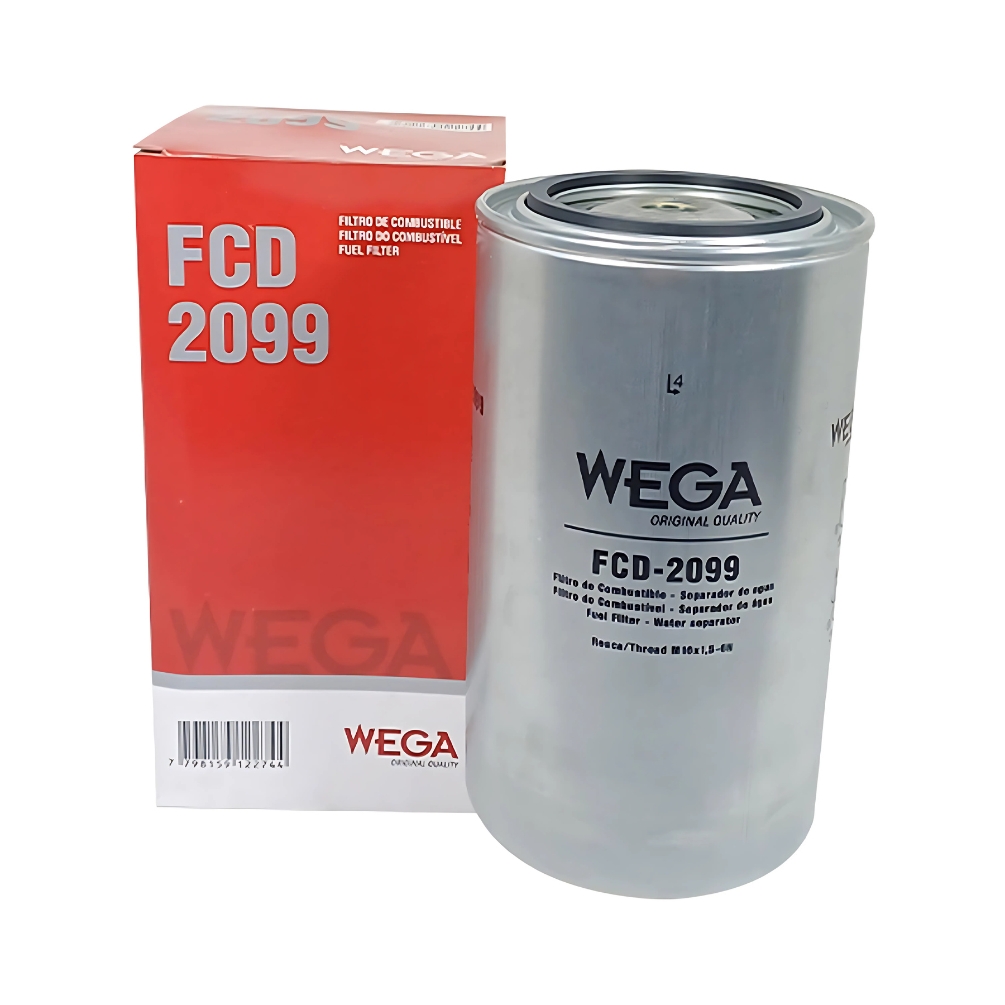 Filtro de Combustível Separador de Água sem Copo para Sinotruk Howo 380 - Wega - FCD-2211