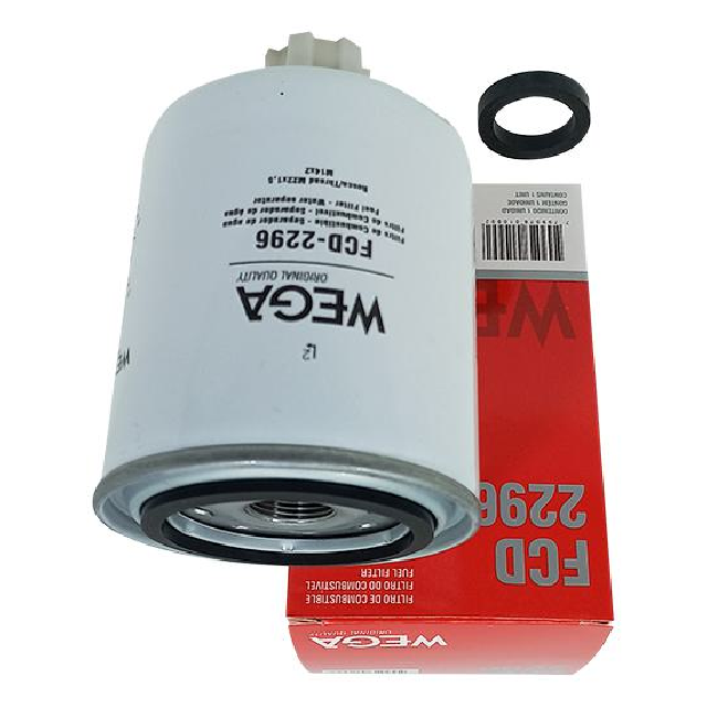 Filtro de Combustível com Dreno - Wega - FCD-2296