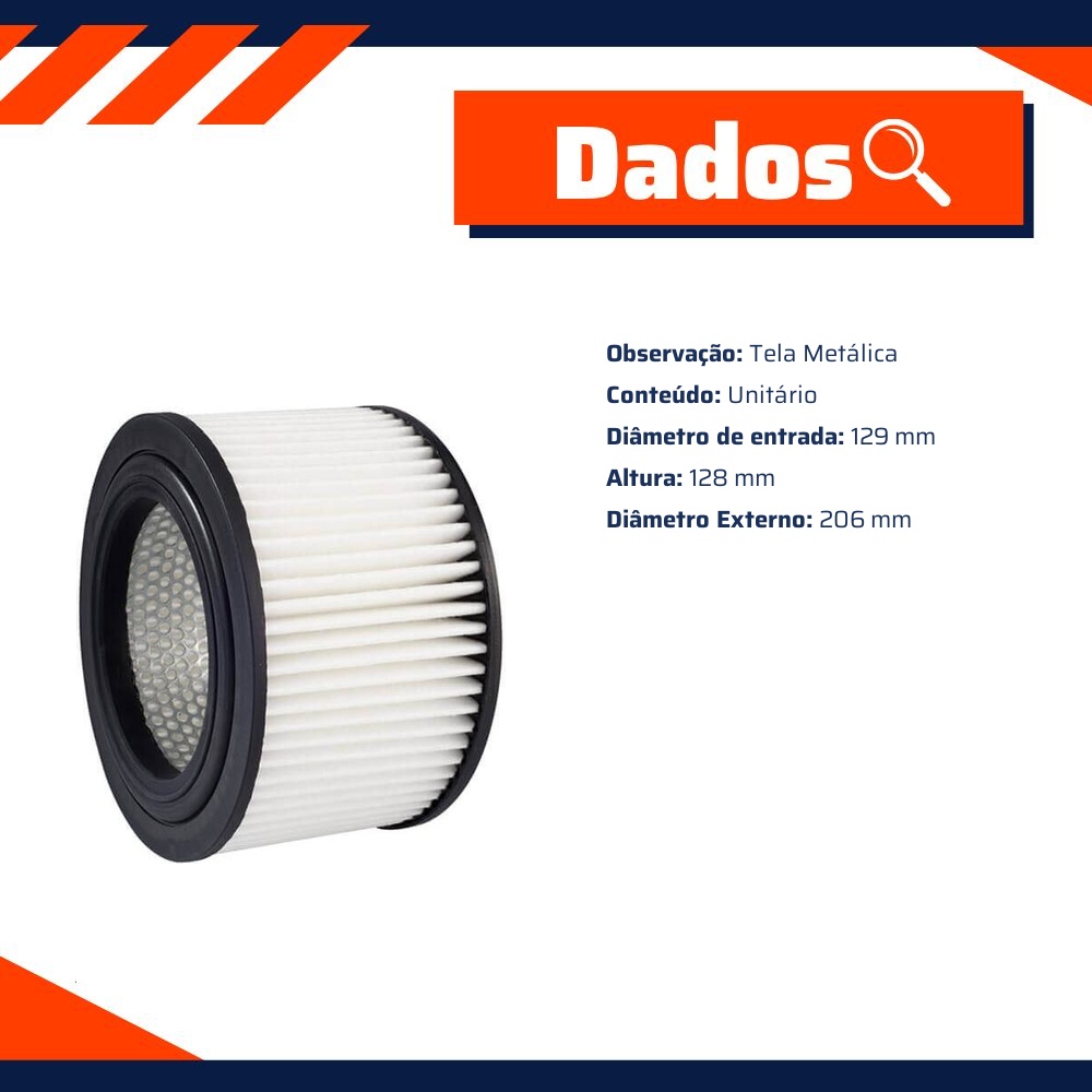 Filtro de Ar para Kia Besta - Wega - JFA-0983/1