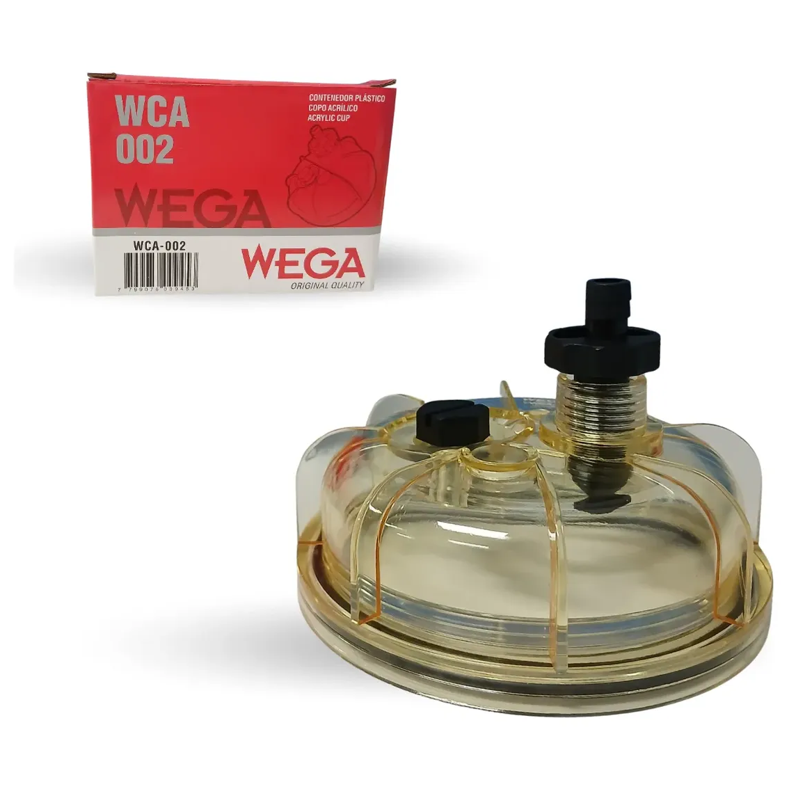 Copo do Filtro de Combustível Separador de Água - Wega - WCA-002