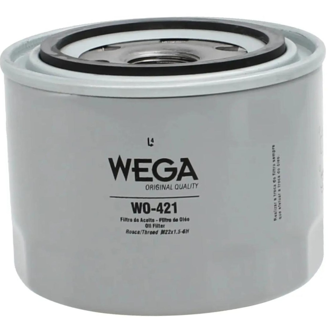 Filtro Blindado de Óleo Lubrificante - Wega - WO-421