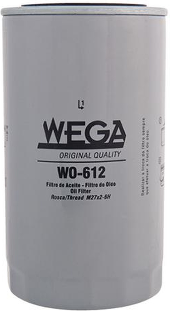 Filtro Blindado de Óleo Lubrificante - Wega - WO-612