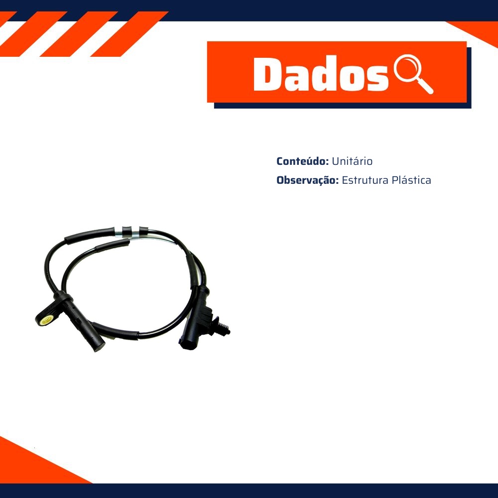 Sensor do Freio ABS Dianteiro para Chevrolet S10 - IMA - AL-2022