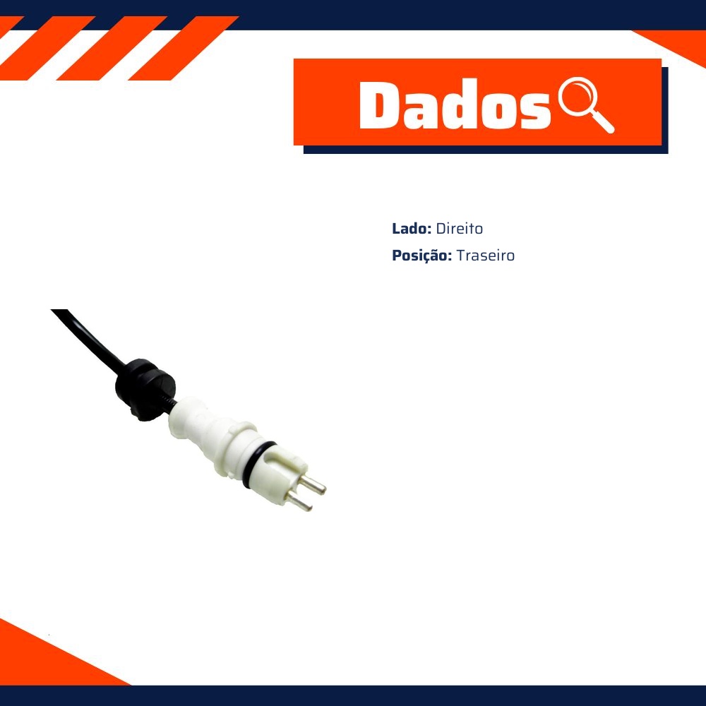 Sensor de Freio ABS Traseiro - IMA - AL-2034