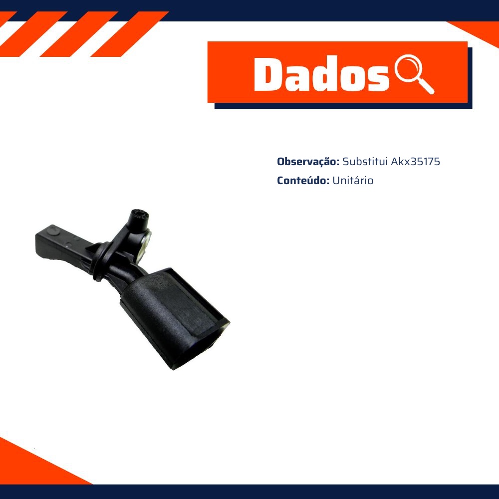 Sensor de Freio ABS Traseiro - IMA - AL-2058