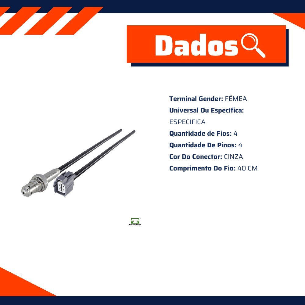 Sonda Lambda A/F para Honda Accord - MTE-THOMSON - 9813.40.040