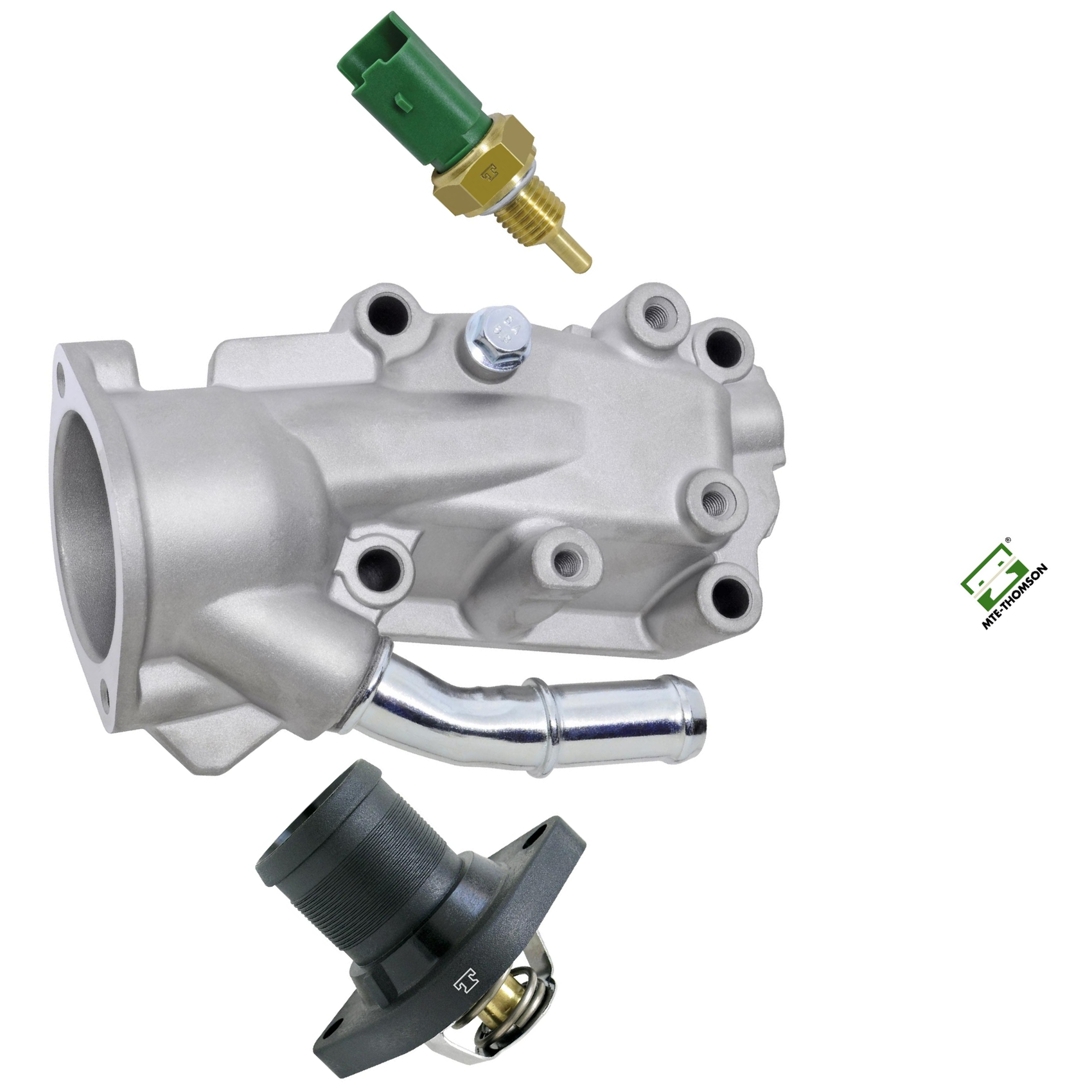 Kit Válvula Termostática Carcaça e Sensor Temperatura para Citroen C3 e Peugeot 307 - MTE-THOMSON - K20062