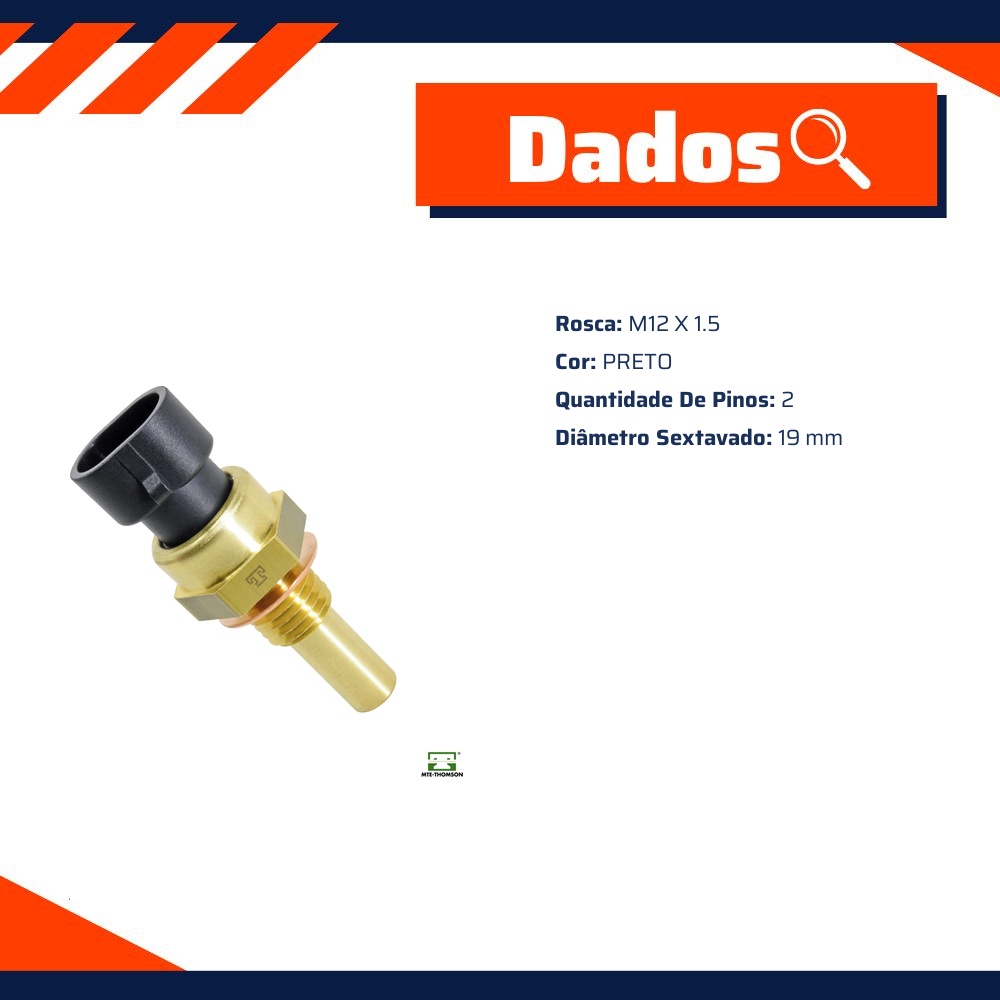 Sensor de Temperatura Água para Chevrolet Captiva - MTE-THOMSON - 4178