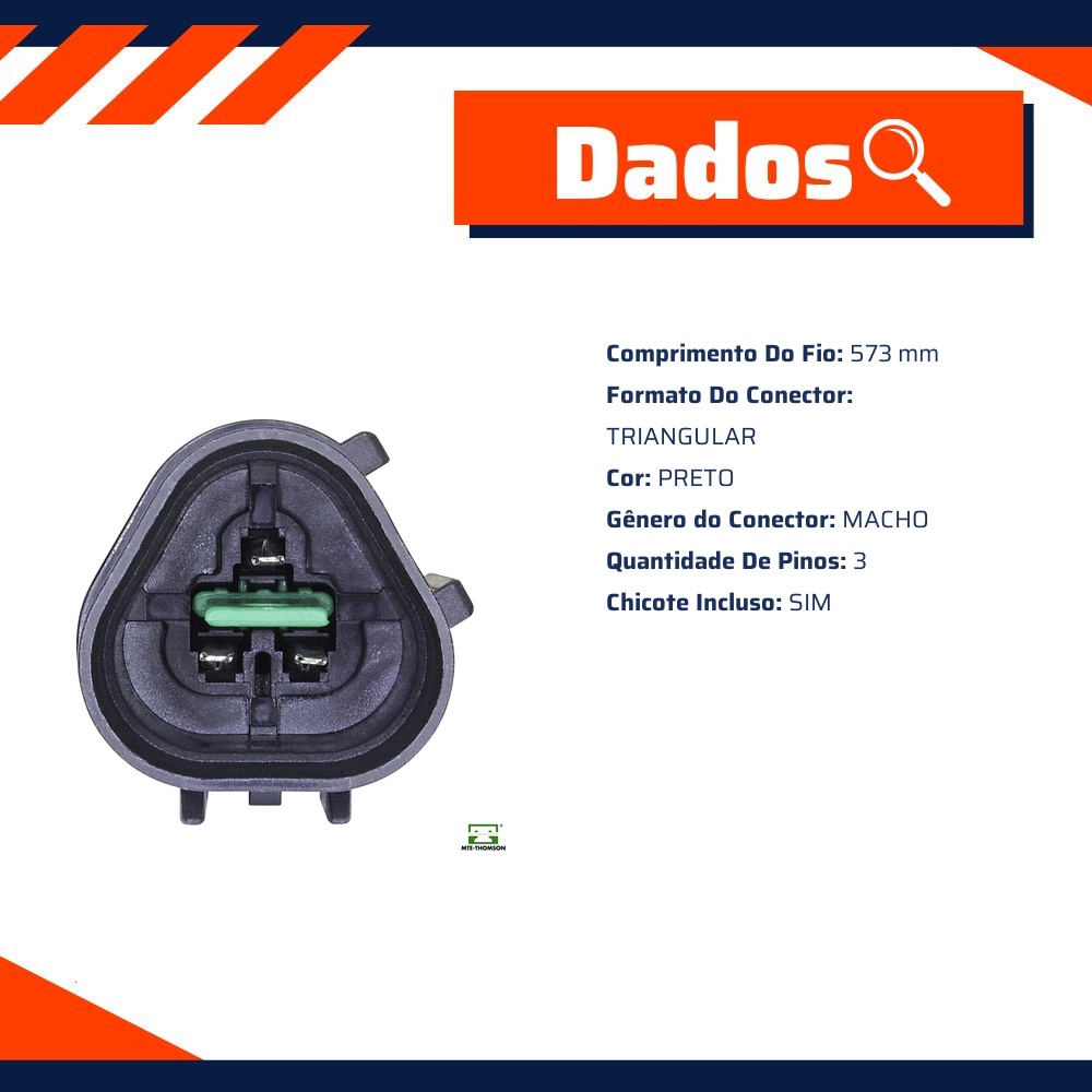 Sensor de Rotação do Motor para Mitsubishi L200 e Pajero - MTE-THOMSON - 70566