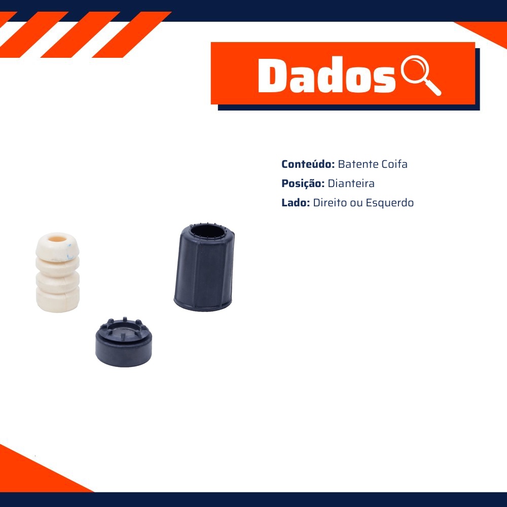 Kit do Amortecedor Dianteiro Com Batente Coifa - Cobra Automotiva - PRFT102C