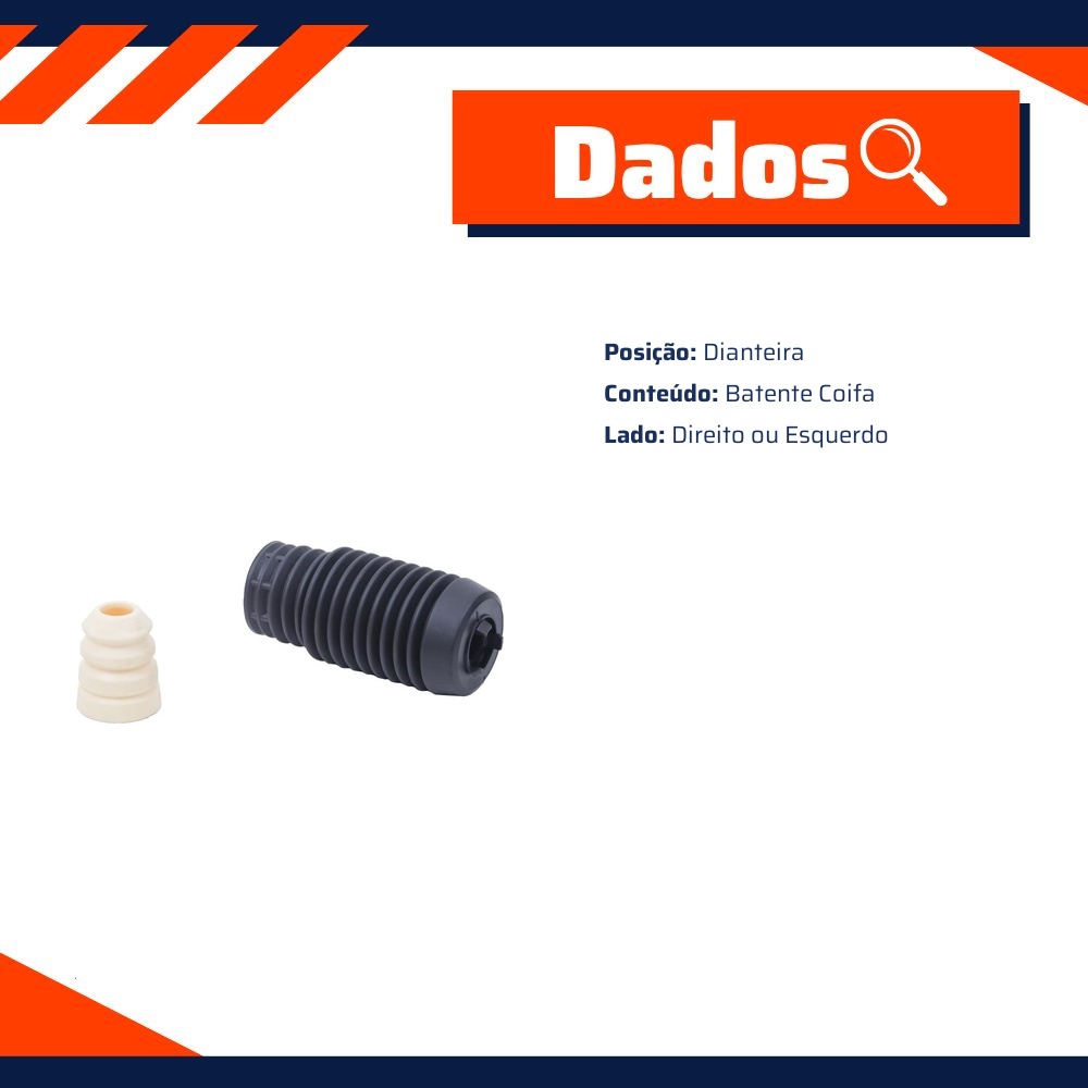 Kit do Amortecedor Dianteiro Com Batente Coifa - Cobra Automotiva - PRFO225P