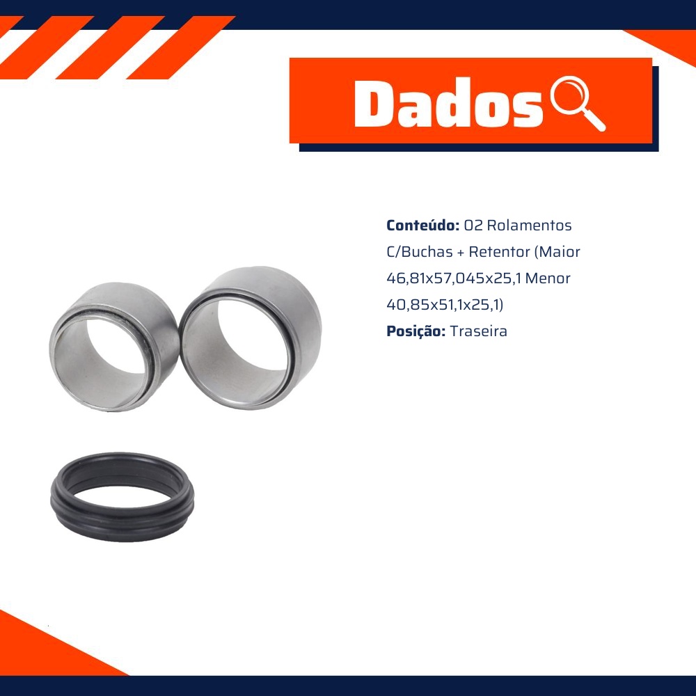 Kit Reparo Eixo Traseiro para Renault Clio e Clio Sedan - Cobra Automotiva - 555.00