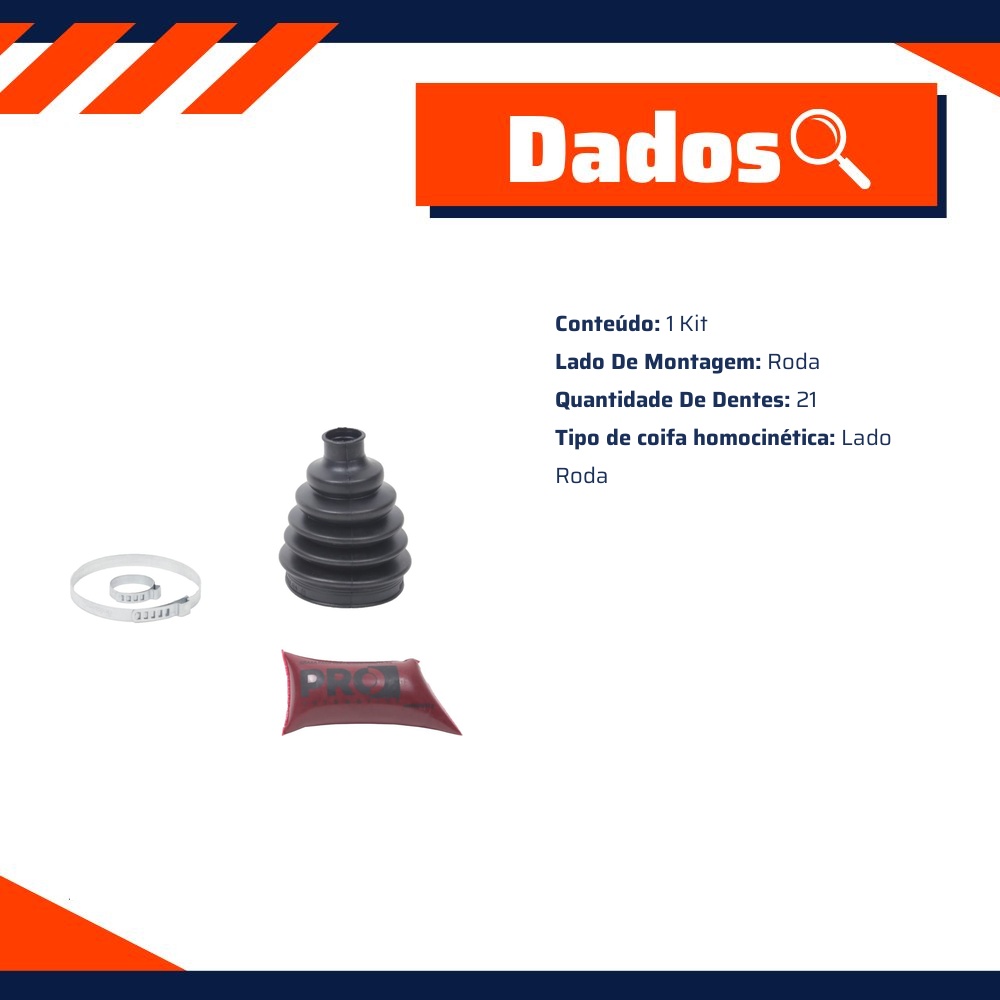 Kit Reparo Junta Homocinética - Cobra Automotiva - PRHK602R