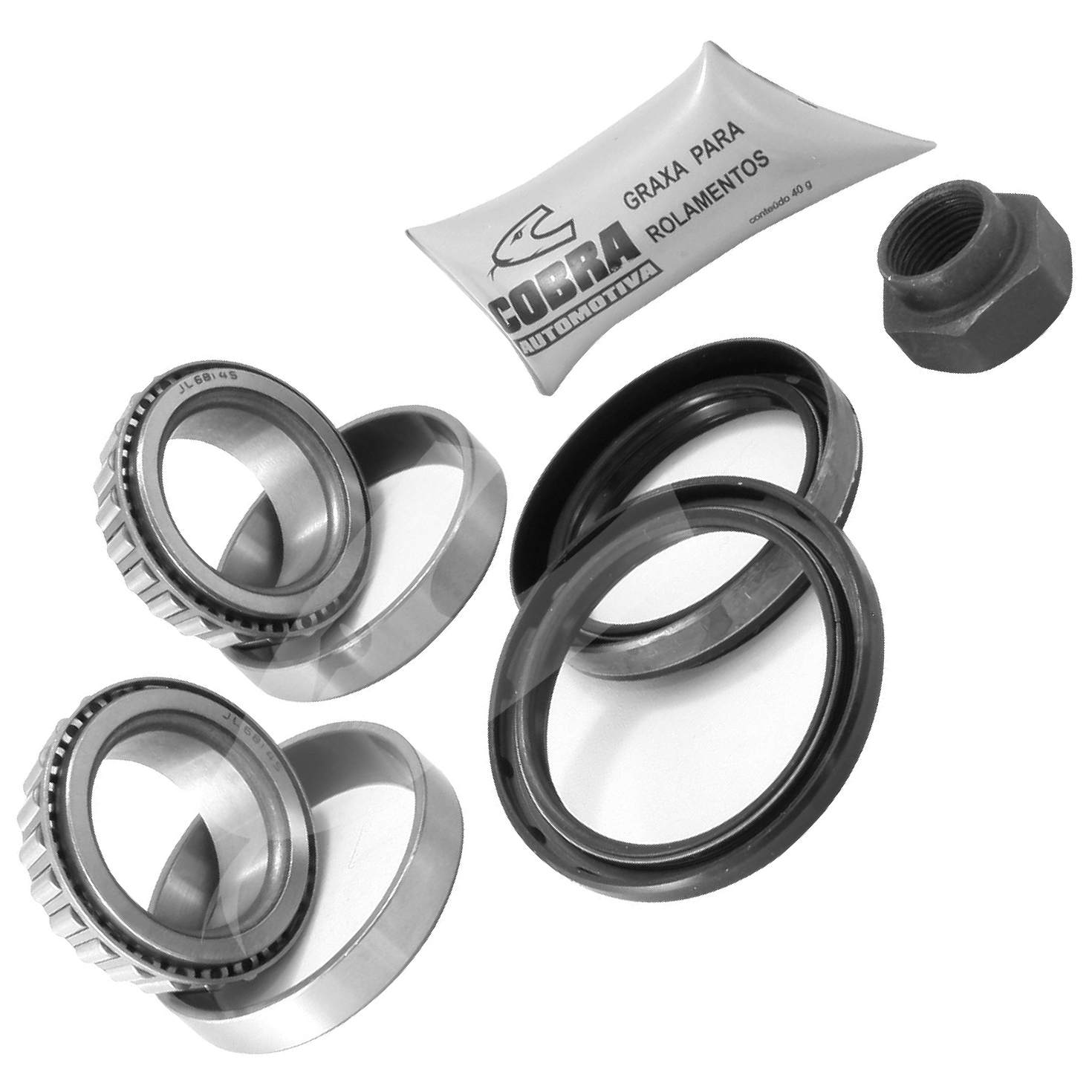 Kit Rolamento Roda Dianteira - Cobra Automotiva - CORK3