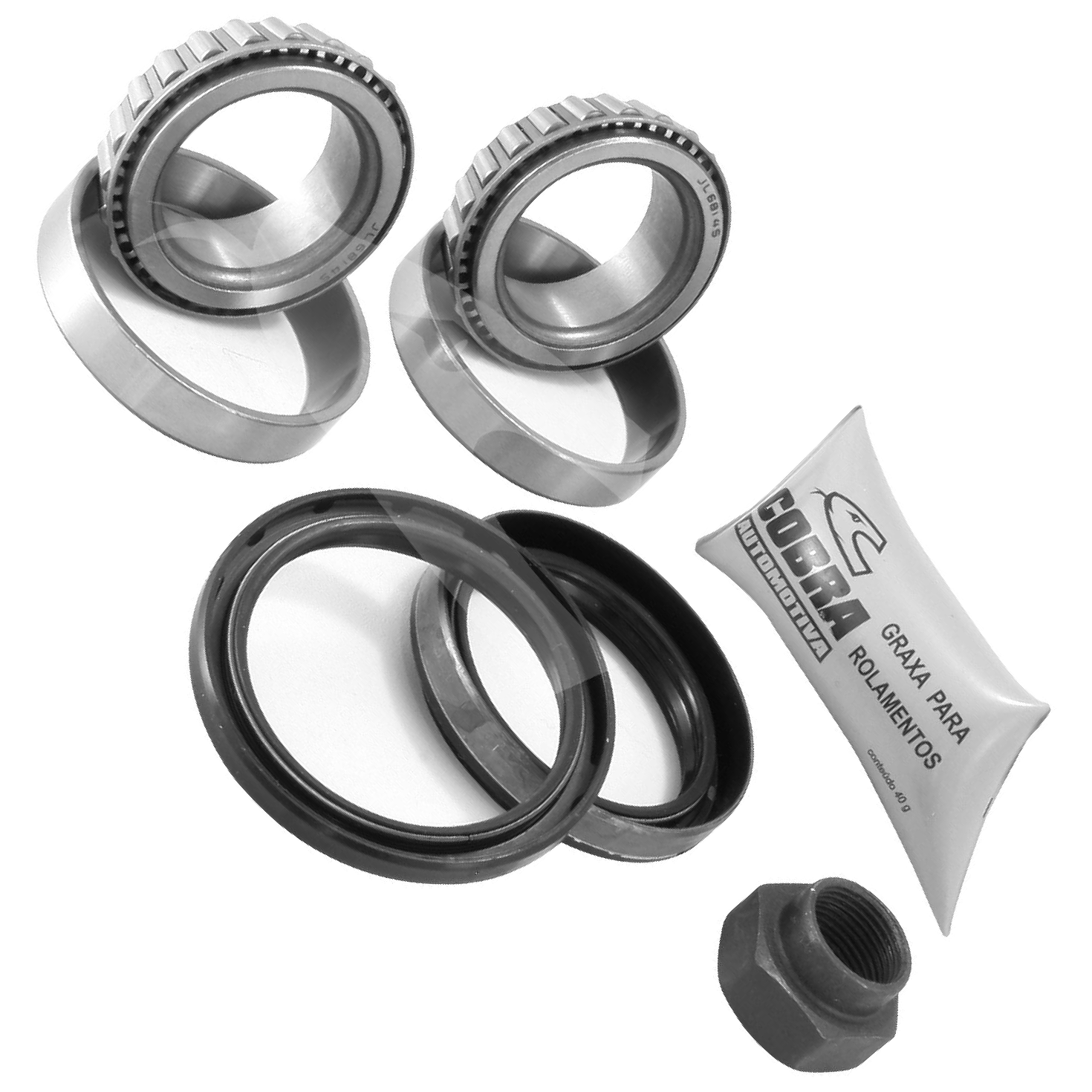 Kit Rolamento Roda Dianteira - Cobra Automotiva - CORK3