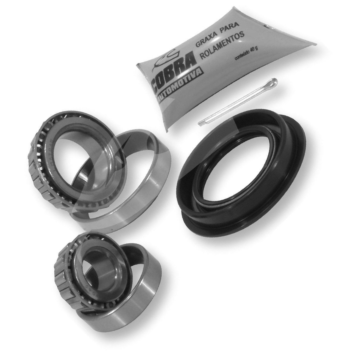 Kit Rolamento Roda Dianteira para Chrysler Caravan - Cobra Automotiva - RK5 C