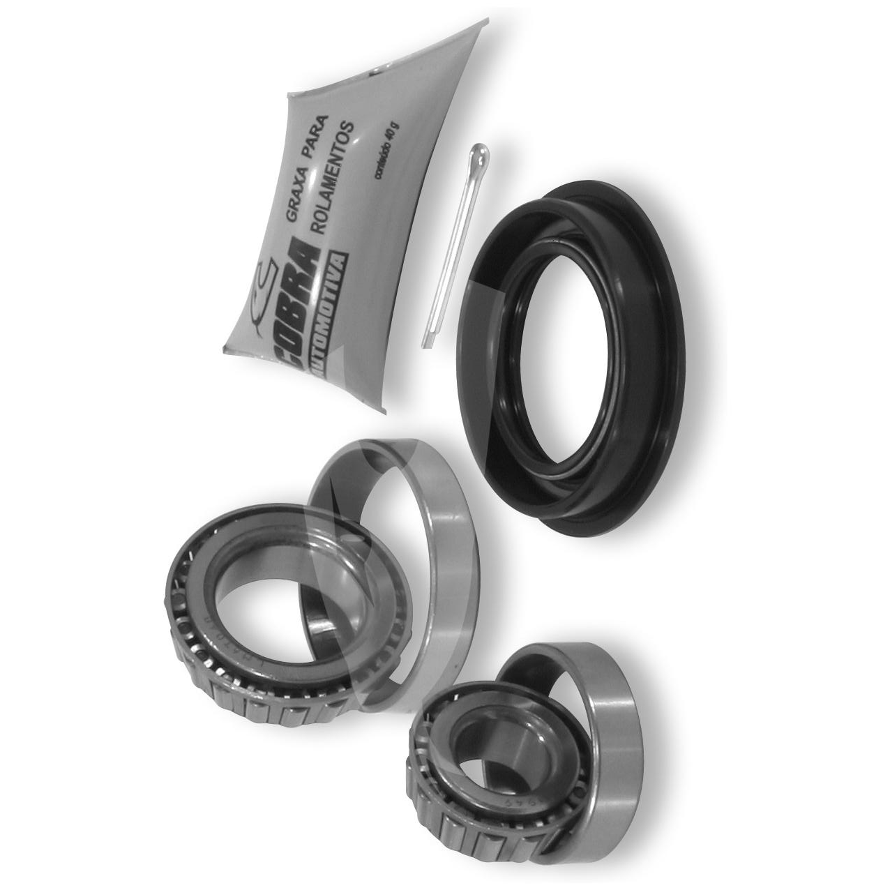 Kit Rolamento Roda Dianteira para Chrysler Caravan - Cobra Automotiva - RK5 C