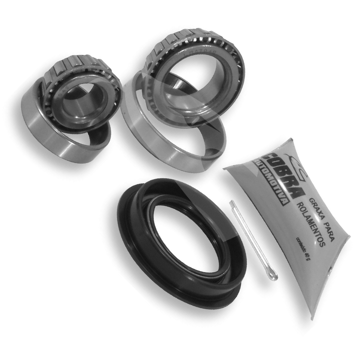 Kit Rolamento Roda Dianteira para Chrysler Caravan - Cobra Automotiva - RK5 C
