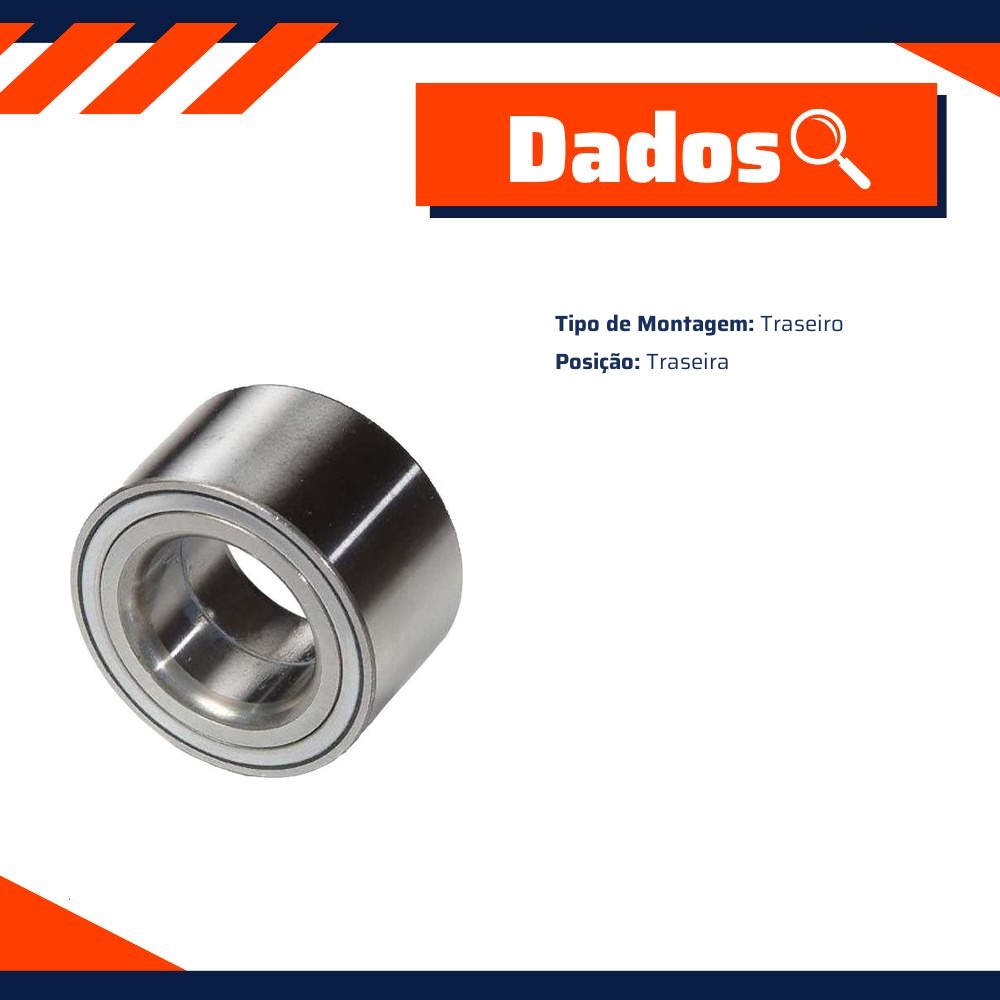 Rolamento Roda Traseira para Renault Master - Cobra Automotiva - DAC458060