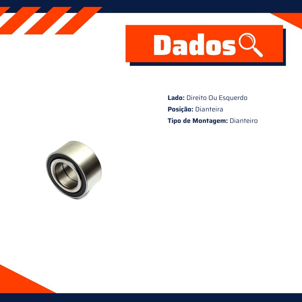 Rolamento Roda Dianteira para Honda CR-V - Cobra Automotiva - DAC458440ABS C