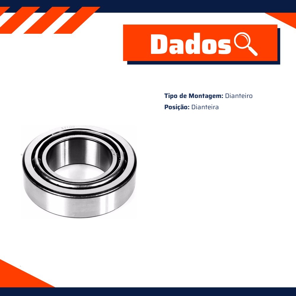 Rolamento Roda Dianteira - Cobra Automotiva - PR33109