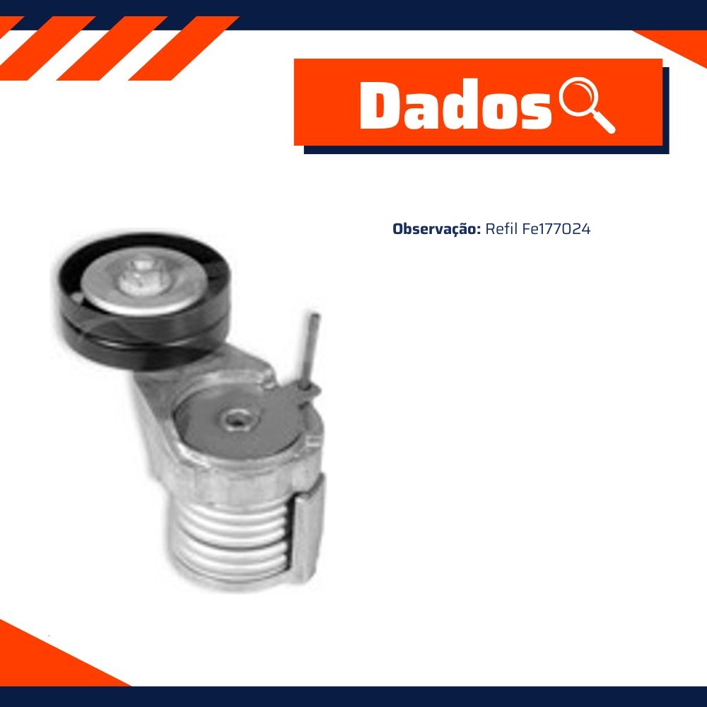 Tensor Correia do Alternador para Volkswagen Golf - Cobra Automotiva - 3214