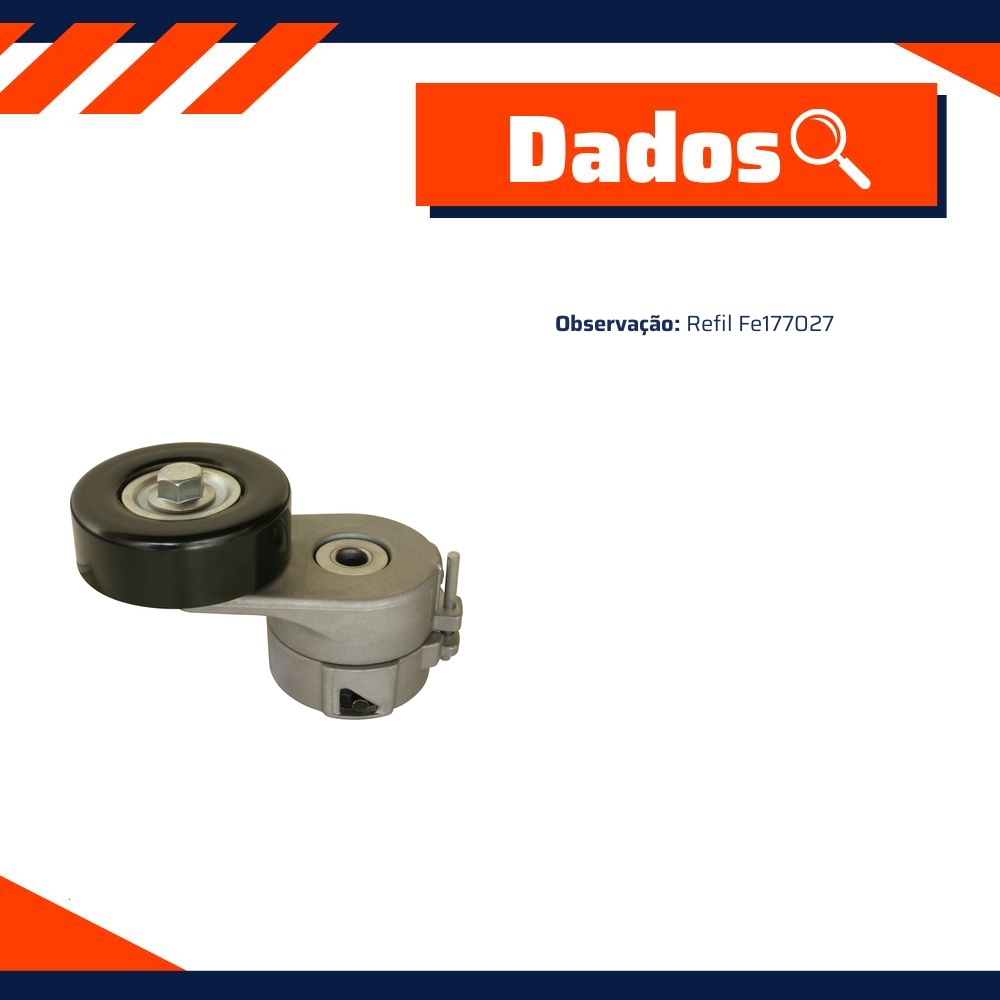 Tensor Correia do Alternador para Chevrolet S10 e Trailblazer - Cobra Automotiva - 3411