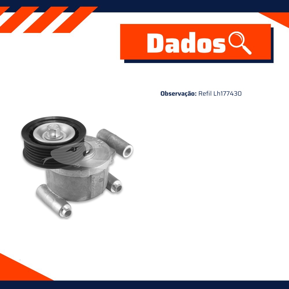 Tensor Correia do Alternador para Ford Ecosport e Focus - Cobra Automotiva - 5224