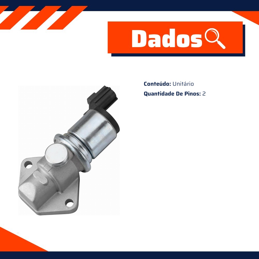 Atuador de Marcha Lenta para Ford Focus e Focus Sedan - Gauss - GS6907