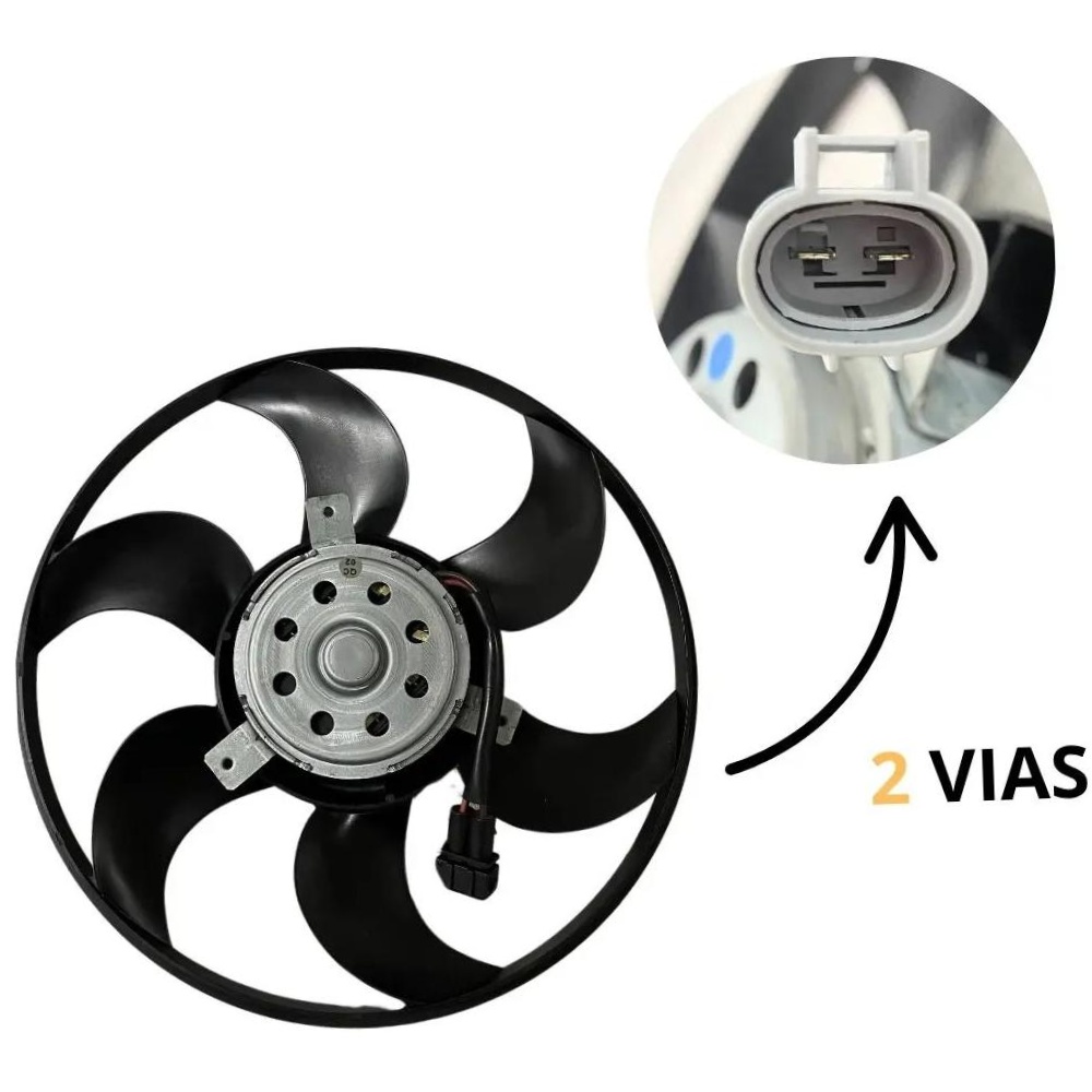 Eletroventilador 12V para Chevrolet Captiva - Gauss - GE1161