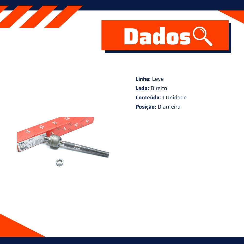Barra Articulação Axial Direito para KIA Sorento - TRW - JARB0173