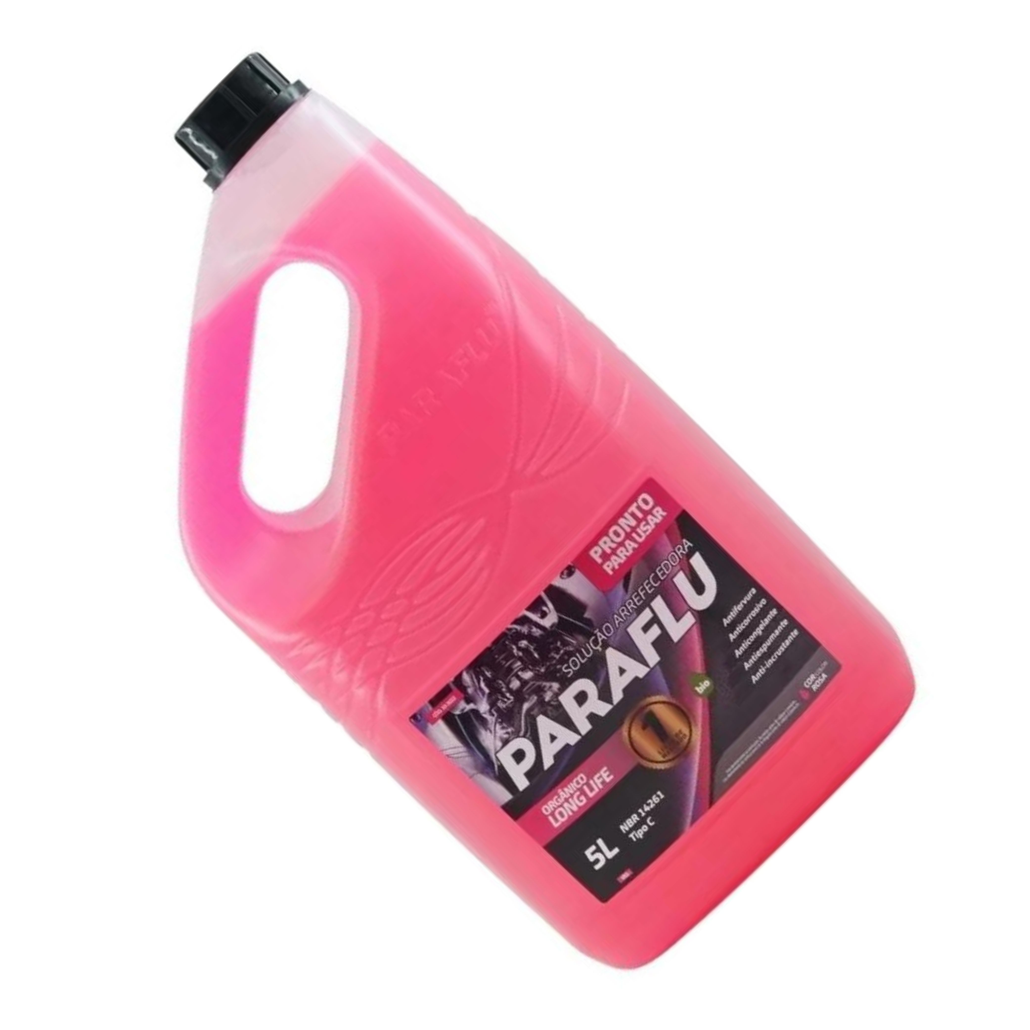 Aditivo para Radiador Rosa Bio Orgânico Pronto para Uso 5 Litros - Paraflu - 10-3022