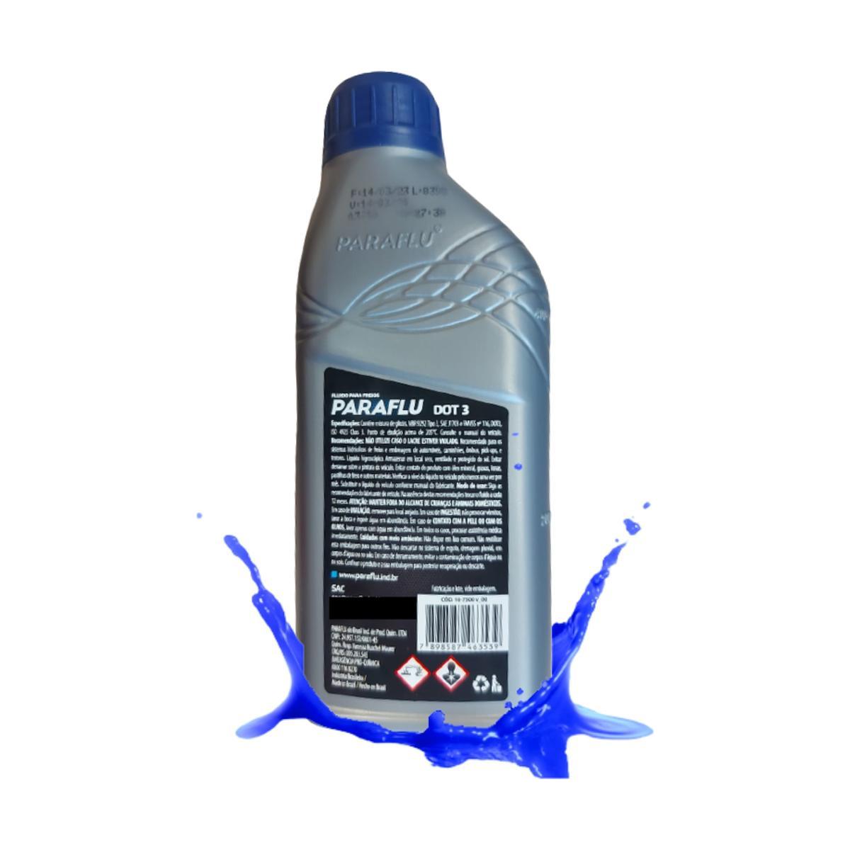 Fluido de Freios DOT 3 500 ml - Paraflu - 10-7300