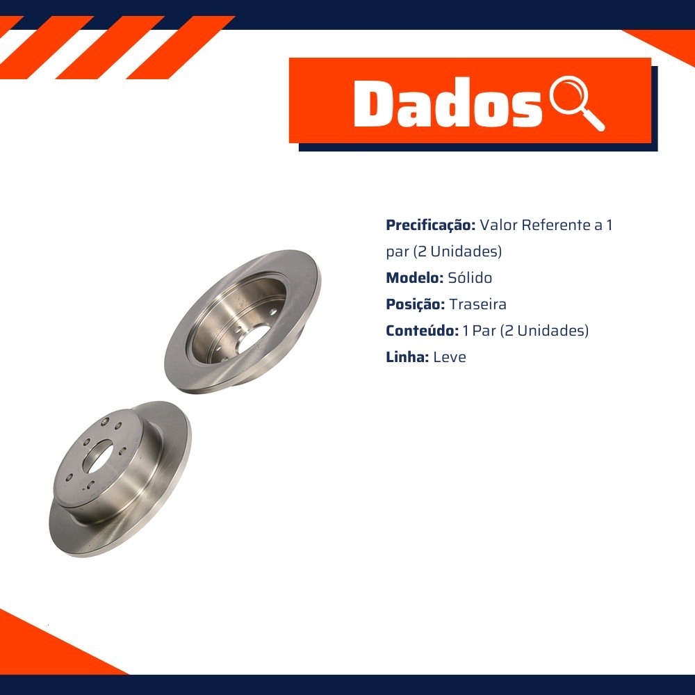 Par Disco de Freio Traseiro para Toyota RAV4 - TRW - DF918