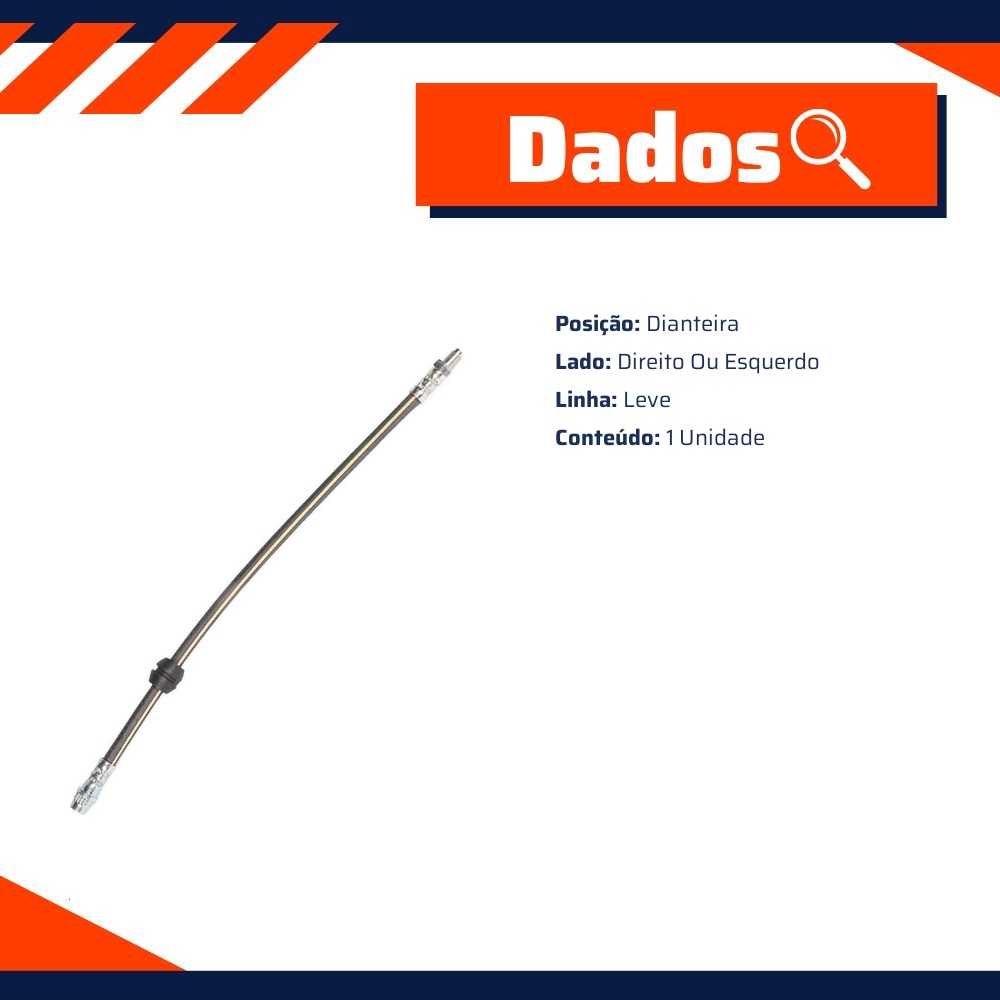 Tubo Flexível Freio Dianteiro para Renault Master - TRW - RPFX07340