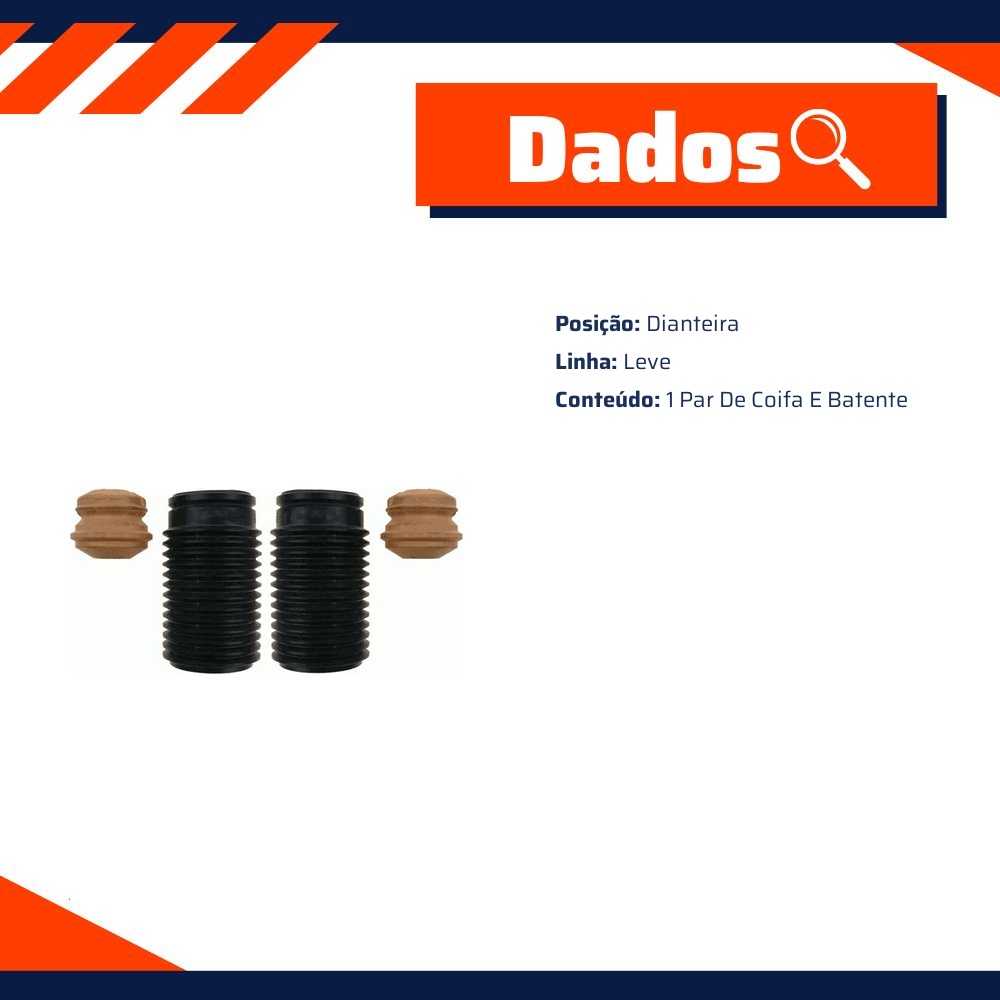 Kit Coifa Batente Reparo Amortecedor - SACHS - 900 003