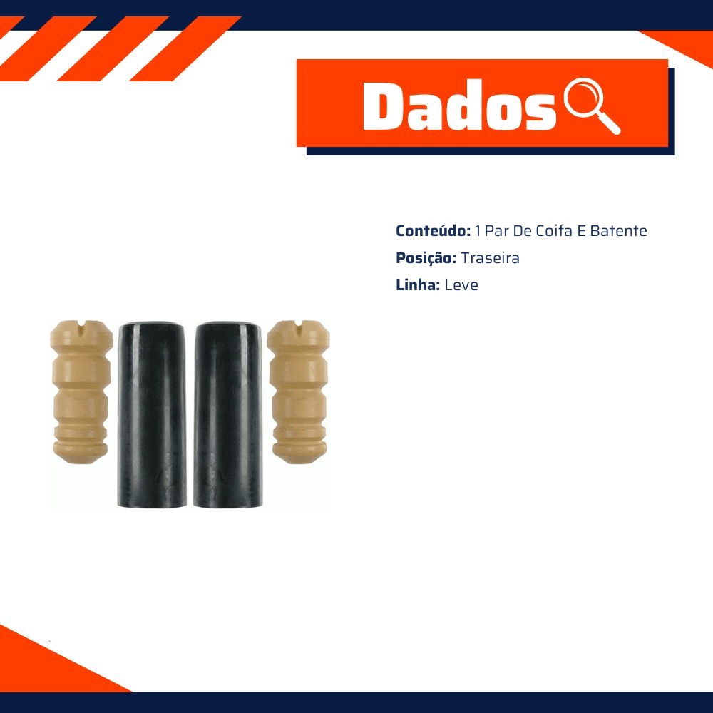 Kit Coifa Batente Reparo Amortecedor para BMW X3 - Sachs - 900 191