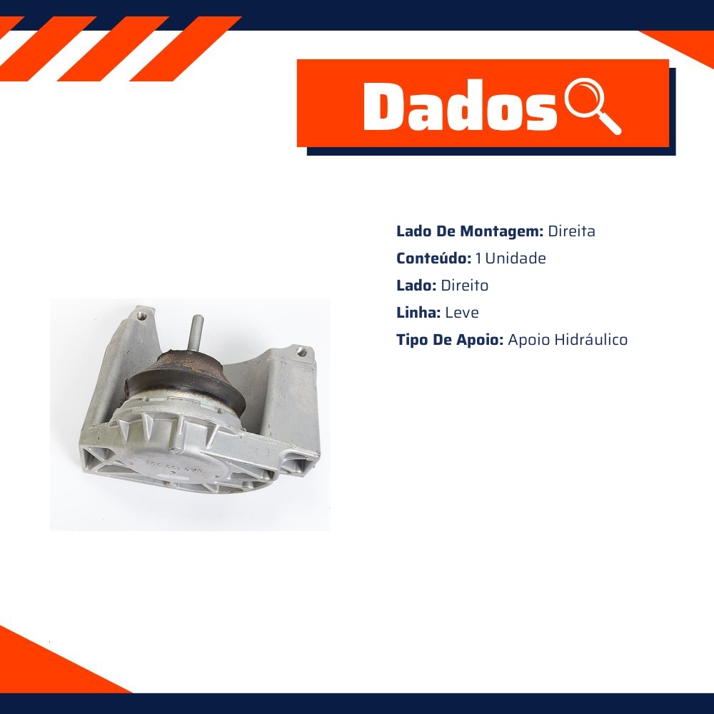 Coxim do Motor Direito para Audi 80 AVANT - Lemförder - 13711 01