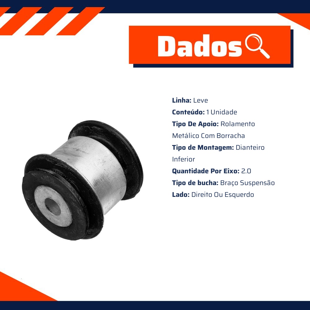 Bucha Braço Suspensão Dianteira - LEMFÖRDER - 35922 01