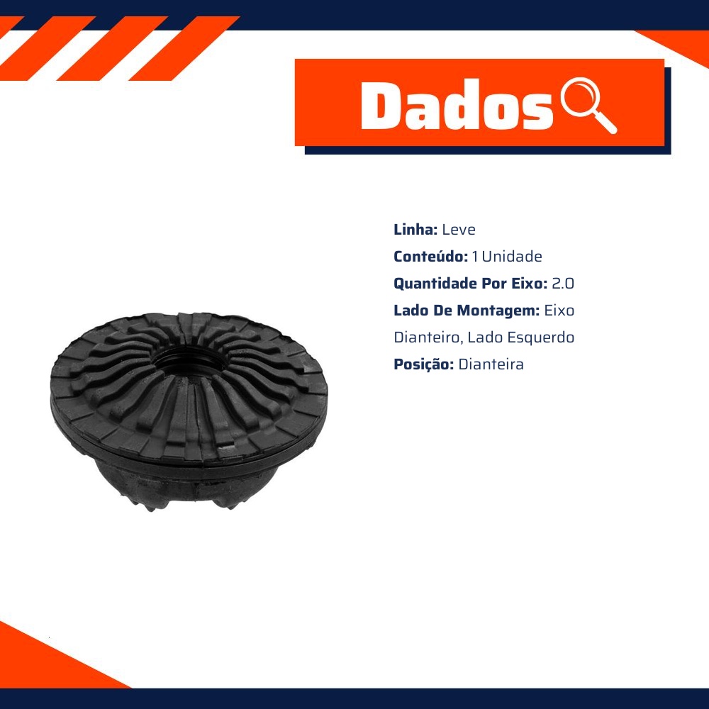 Coxim Amortecedor Dianteiro - LEMFÖRDER - 25859 01