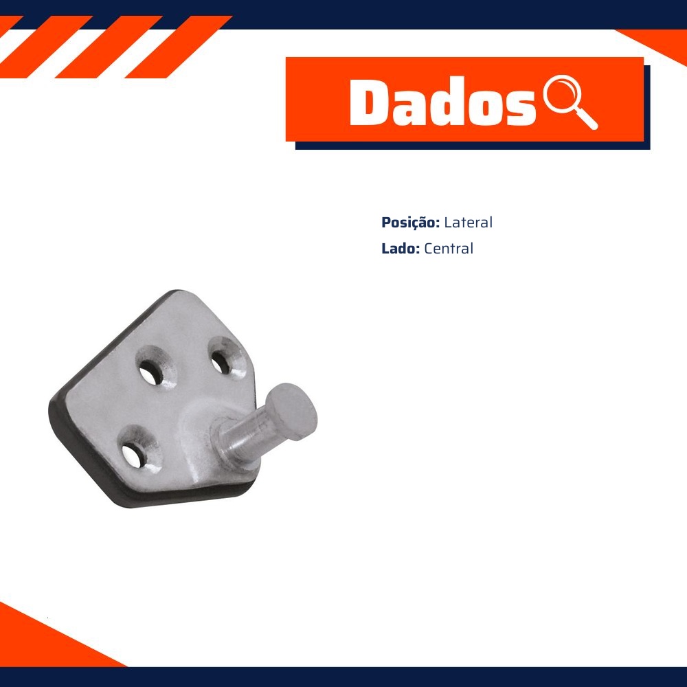 Batente Central da Porta para Renault Master - Universal Automotive - 11559