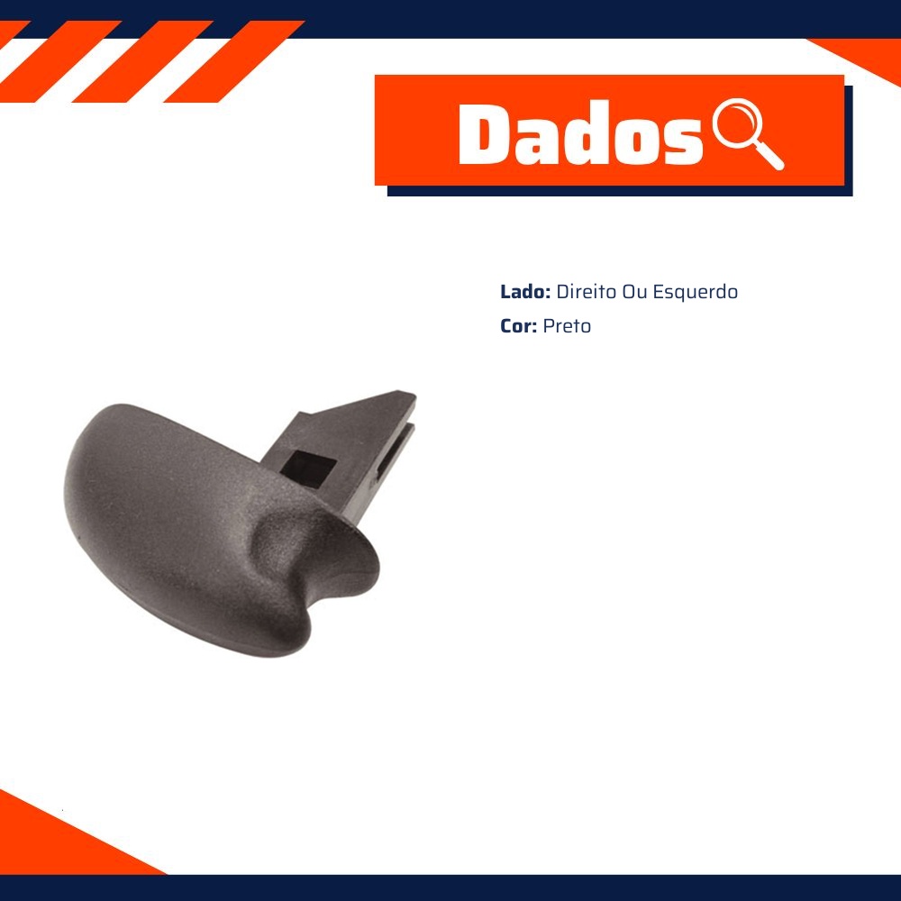 Botão da Trava do Banco para Ford Courier - Universal Automotive - 30823
