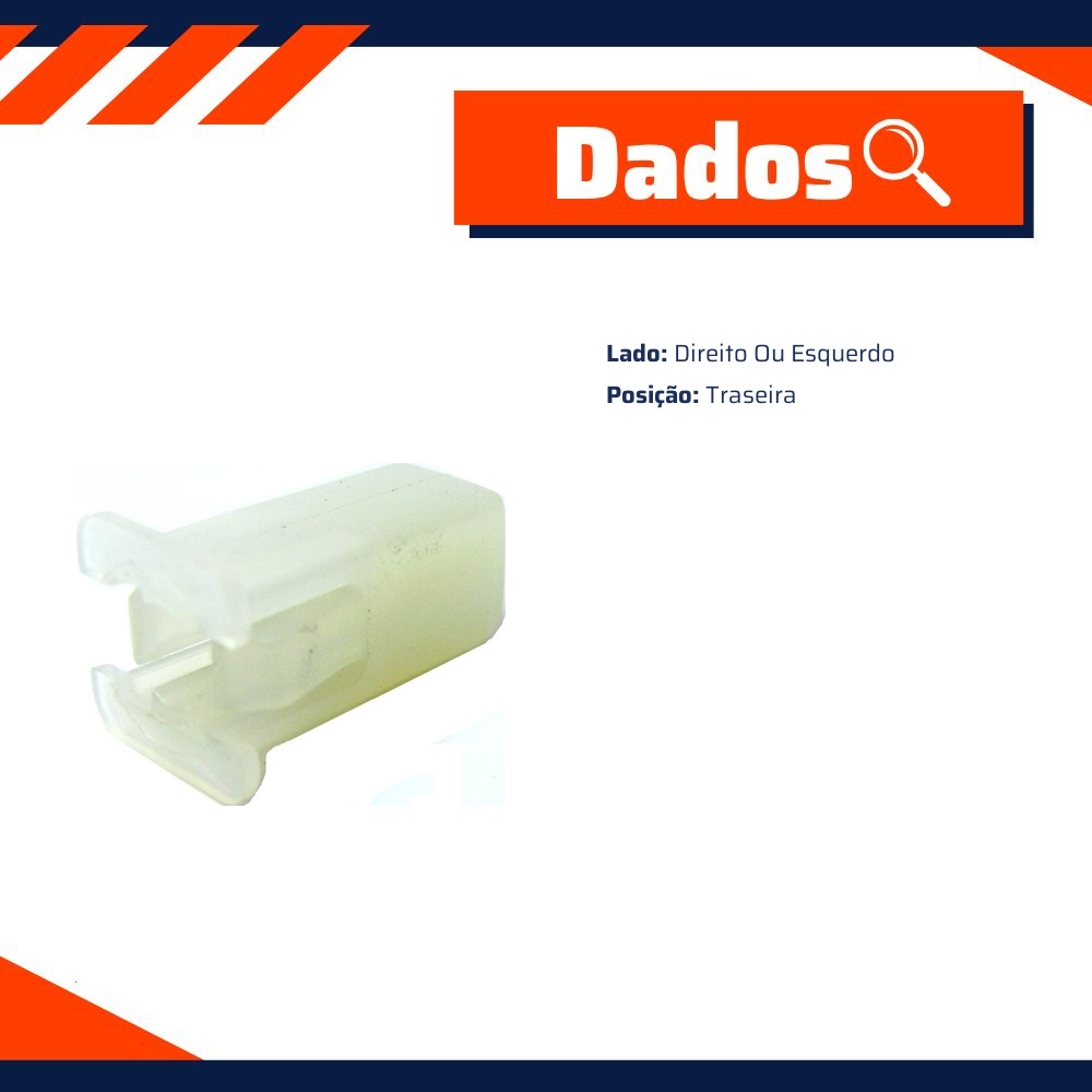 Kit 10 Bucha de Fixação do Para-Choque para Ford Courier - Universal Automotive - 94697