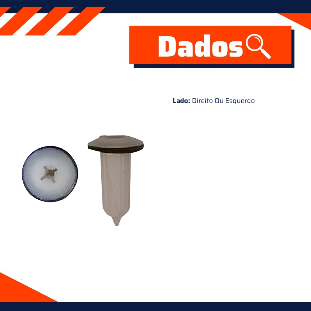 Kit 10 Bucha de Fixação do Porta-objetos e Forro Lateral - Universal - 94455