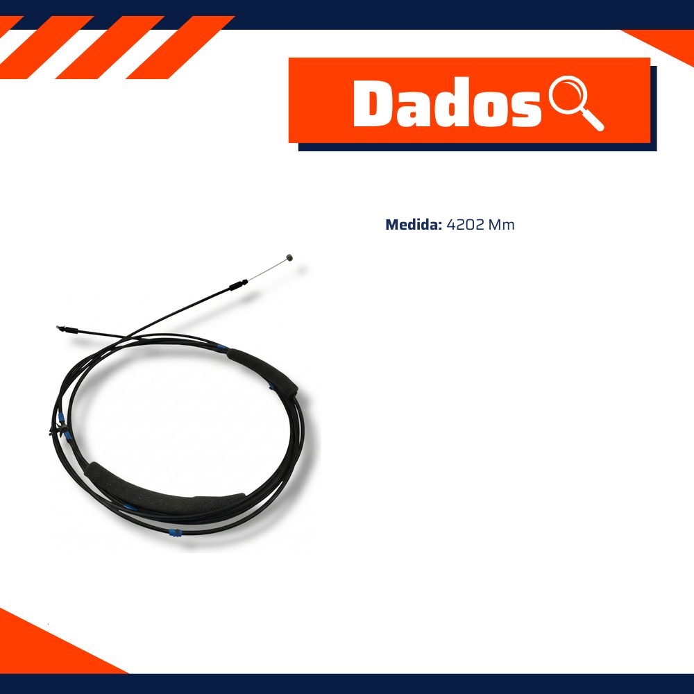 Cabo Abertura Portinhola do Tanque Combustível para Nissan Kicks - Universal Automotive - 18538