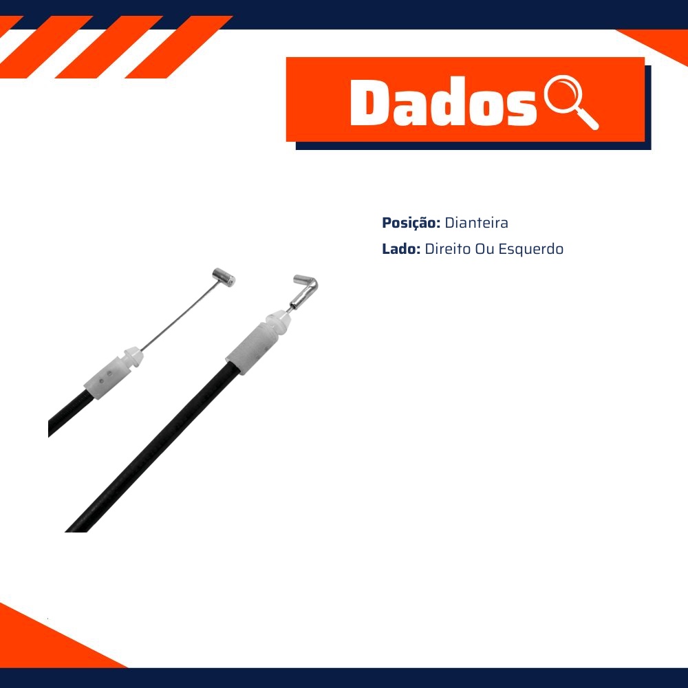 Cabo de Acionamento da Fechadura da Porta para Honda Civic - Universal Automotive - 13154