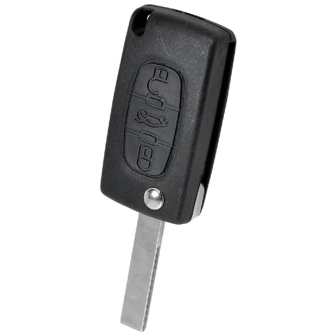 Chave Canivete Oca 3 Botões para Peugeot 207 e 407 - Universal Automotive - 16575