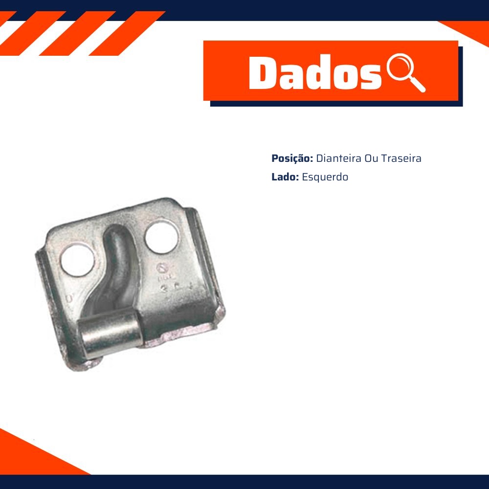 Dobradiça da Porta para Fiat Siena e Strada - Universal Automotive - 70149