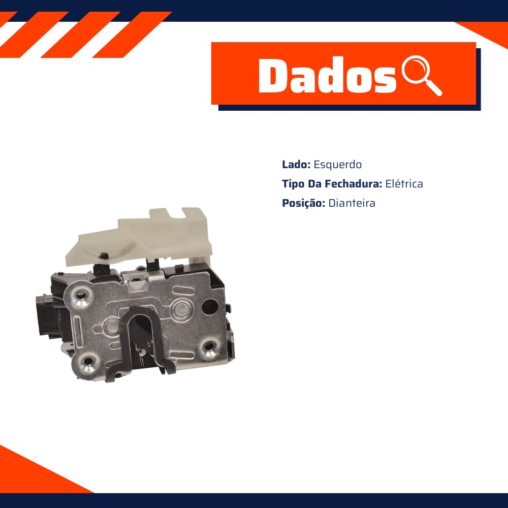 Fechadura Elétrica da Porta para Renault Duster e Oroch - Universal Automotive - 11357