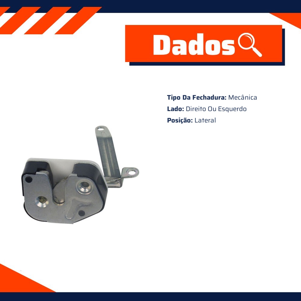Fechadura da Porta para Renault Master - Universal Automotive - 11293
